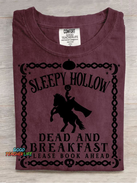 Sleepy Hollow Headless Horseman Decorative Pattern T-shirt