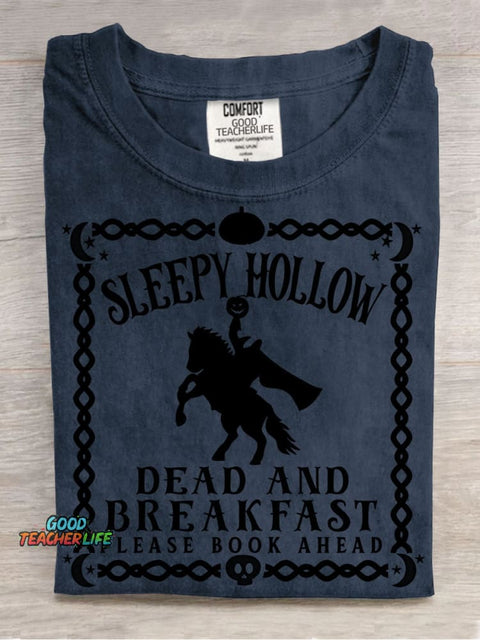 Sleepy Hollow Headless Horseman Decorative Pattern T-shirt