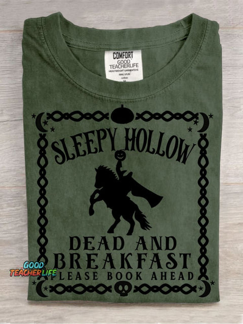 Sleepy Hollow Headless Horseman Decorative Pattern T-shirt