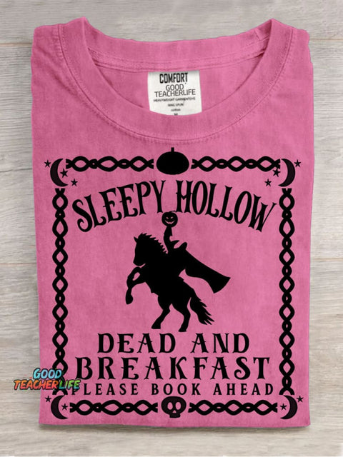 Sleepy Hollow Headless Horseman Decorative Pattern T-shirt