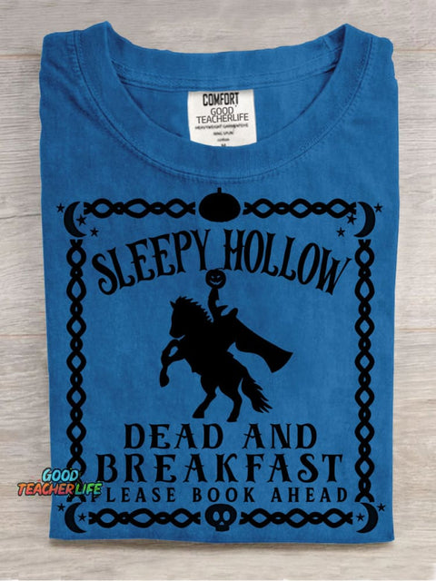 Sleepy Hollow Headless Horseman Decorative Pattern T-shirt