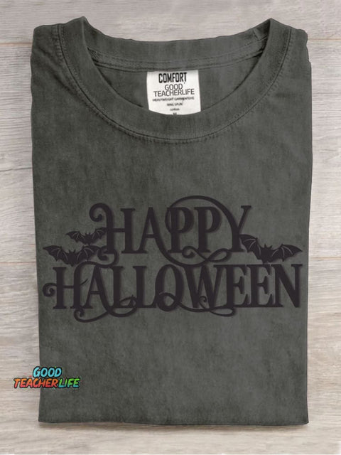 Happy Halloween Decorative Pattern T-shirt