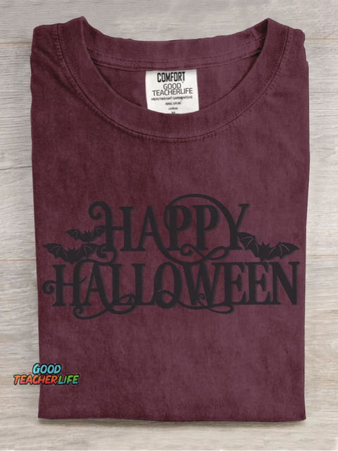 Happy Halloween Decorative Pattern T-shirt