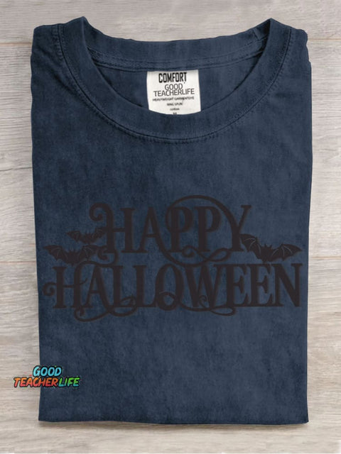 Happy Halloween Decorative Pattern T-shirt