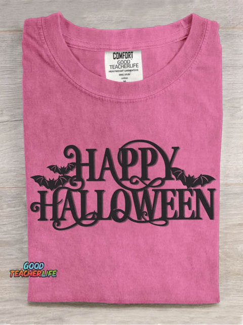 Happy Halloween Decorative Pattern T-shirt
