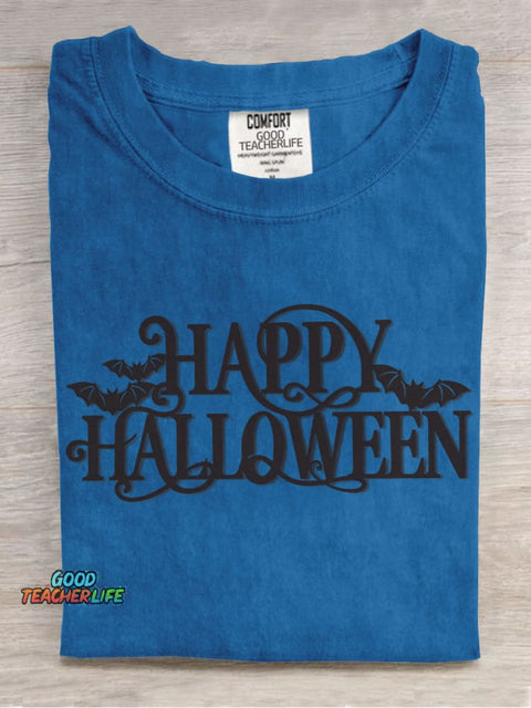 Happy Halloween Decorative Pattern T-shirt