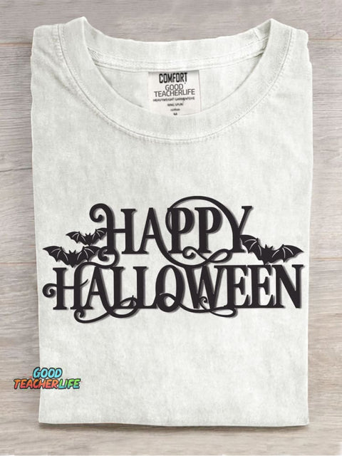 Happy Halloween Decorative Pattern T-shirt