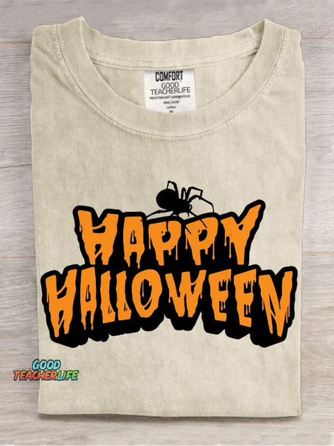 Happy Halloween Decorative Pattern T-shirt