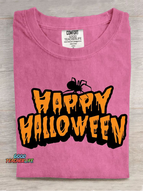 Happy Halloween Decorative Pattern T-shirt