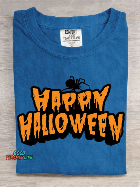 Happy Halloween Decorative Pattern T-shirt