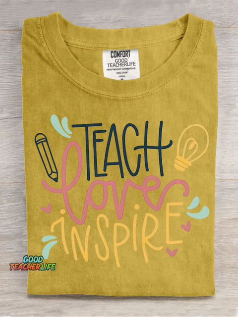 Teacher Decorative Pattern T-shirt