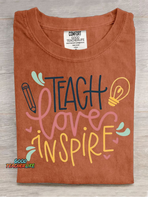 Teacher Decorative Pattern T-shirt