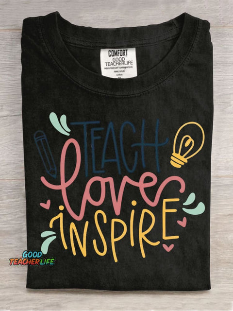 Teacher Decorative Pattern T-shirt