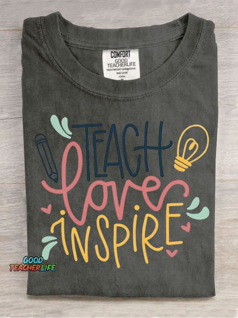 Teacher Decorative Pattern T-shirt