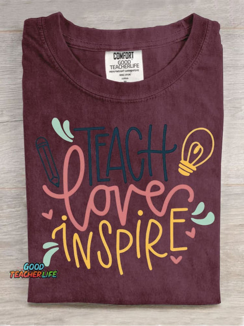 Teacher Decorative Pattern T-shirt