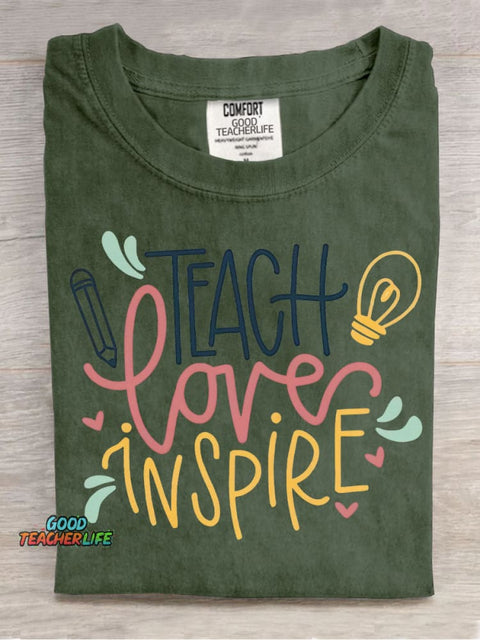 Teacher Decorative Pattern T-shirt