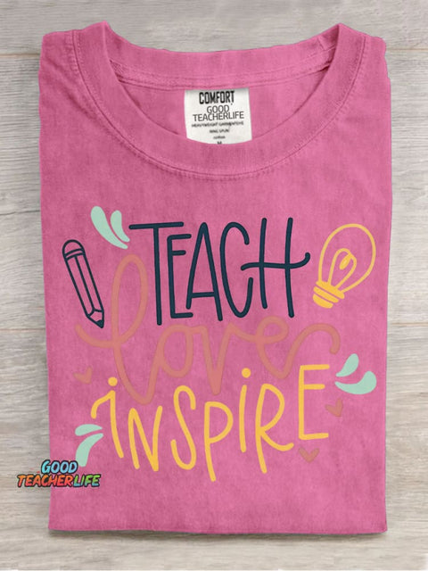 Teacher Decorative Pattern T-shirt
