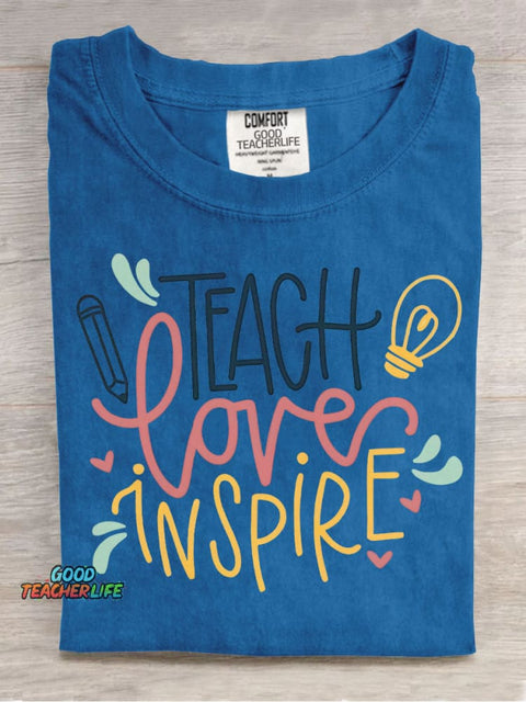 Teacher Decorative Pattern T-shirt
