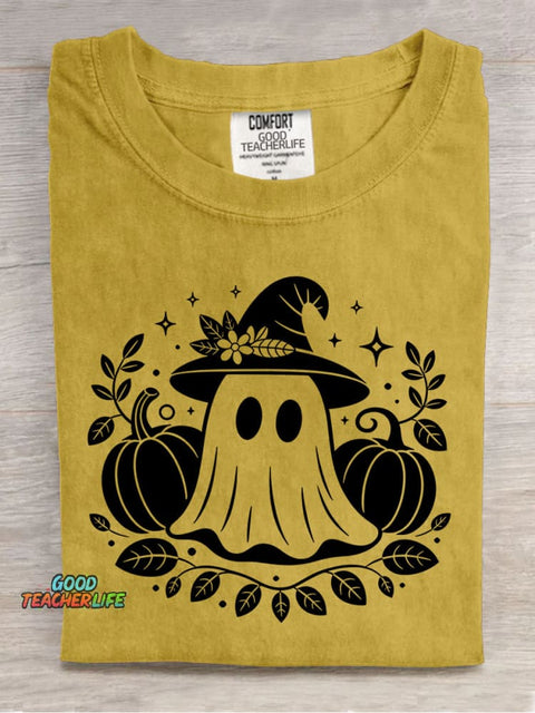 Halloween Little Ghost Decorative Pattern T-shirt