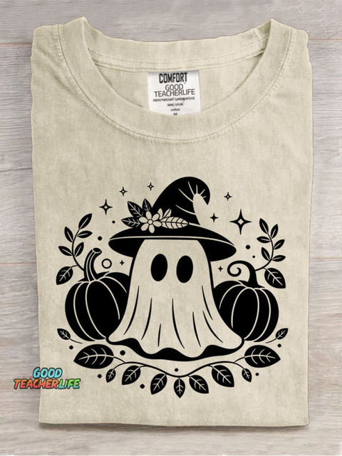 Halloween Little Ghost Decorative Pattern T-shirt