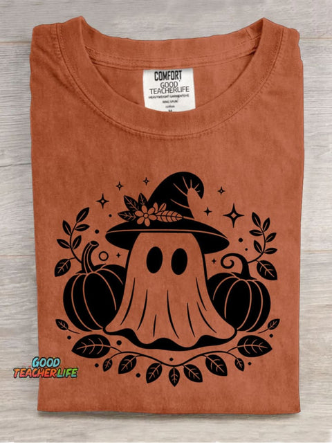 Halloween Little Ghost Decorative Pattern T-shirt