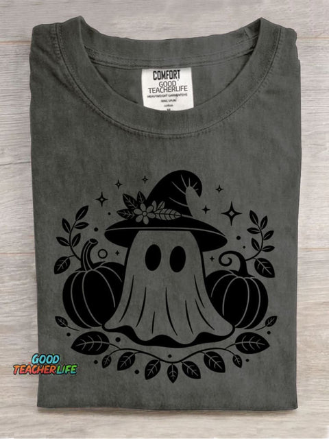 Halloween Little Ghost Decorative Pattern T-shirt