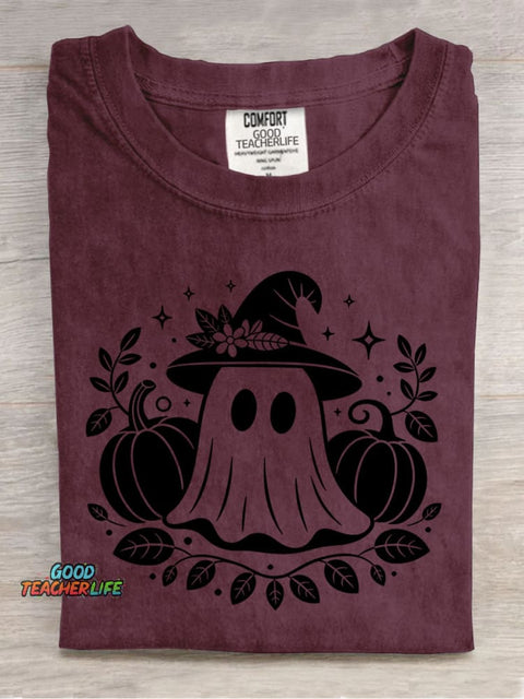 Halloween Little Ghost Decorative Pattern T-shirt