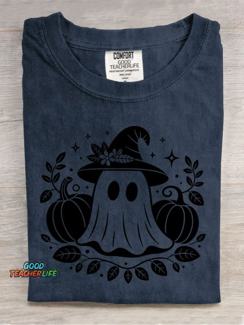 Halloween Little Ghost Decorative Pattern T-shirt