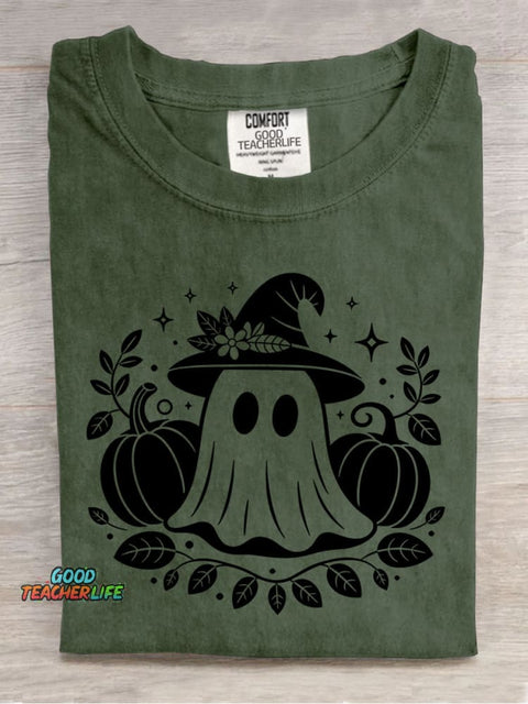 Halloween Little Ghost Decorative Pattern T-shirt