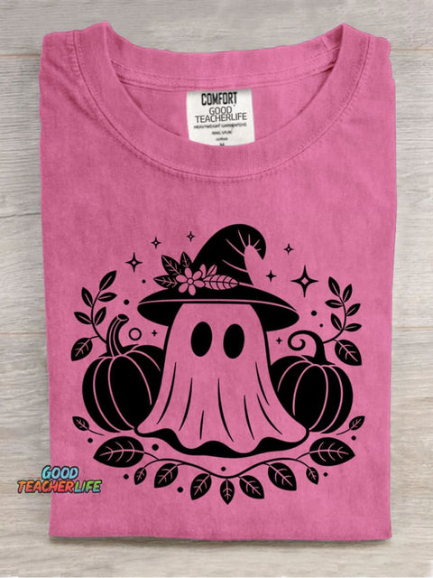 Halloween Little Ghost Decorative Pattern T-shirt