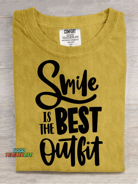 Best Outfit Decorative Pattern T-shirt