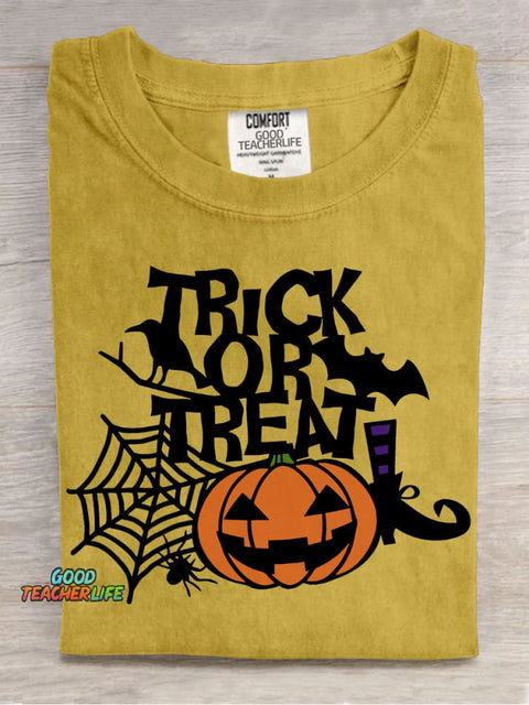 Trick or Treat Halloween Decorative Patterns T-shirt