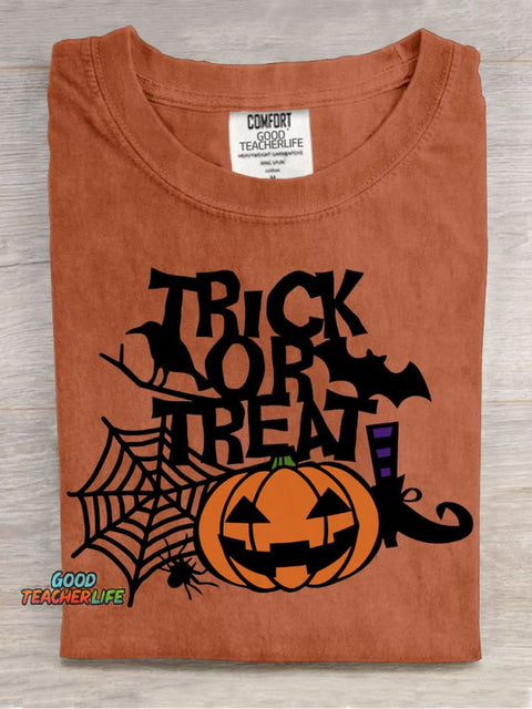 Trick or Treat Halloween Decorative Patterns T-shirt