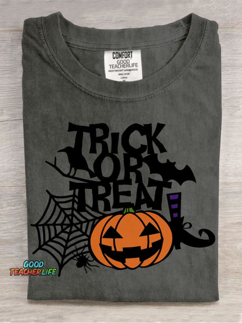 Trick or Treat Halloween Decorative Patterns T-shirt