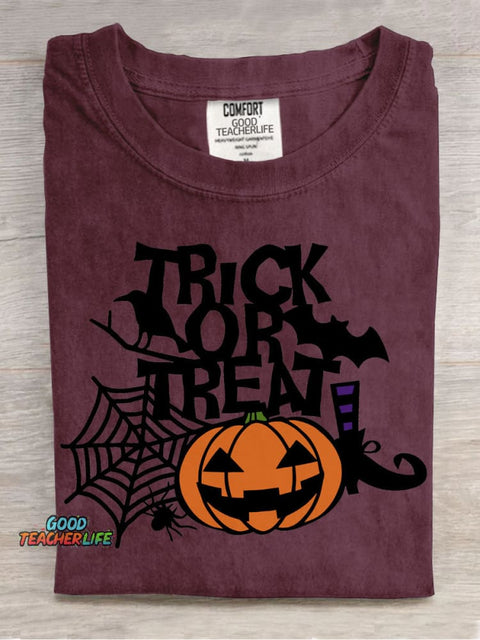 Trick or Treat Halloween Decorative Patterns T-shirt