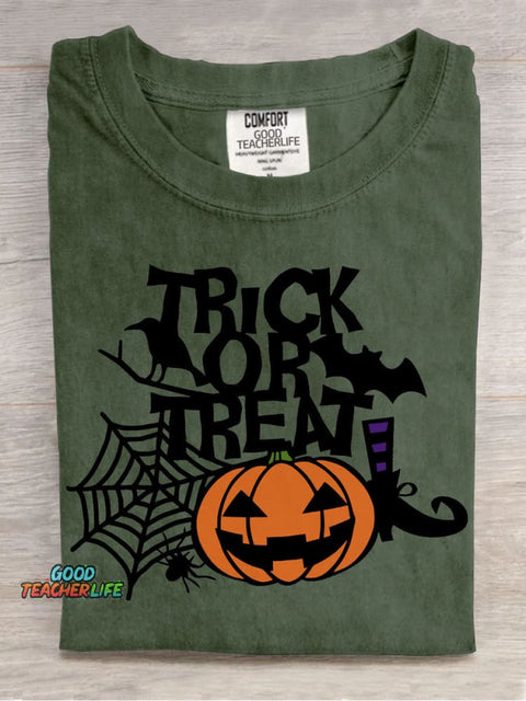 Trick or Treat Halloween Decorative Patterns T-shirt