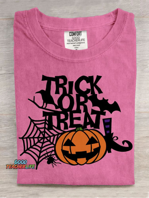 Trick or Treat Halloween Decorative Patterns T-shirt