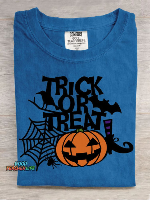 Trick or Treat Halloween Decorative Patterns T-shirt