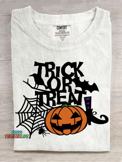 Trick or Treat Halloween Decorative Patterns T-shirt