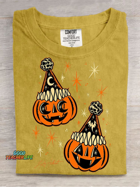Halloween Pumpkin Decorative Pattern T-shirt