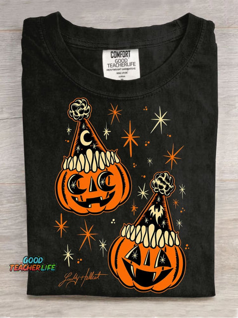 Halloween Pumpkin Decorative Pattern T-shirt