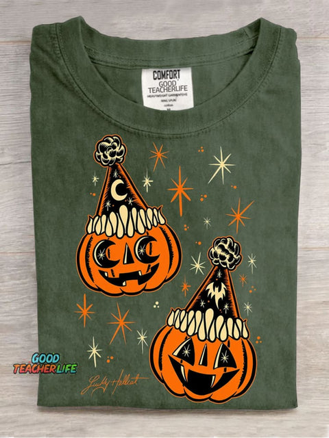 Halloween Pumpkin Decorative Pattern T-shirt