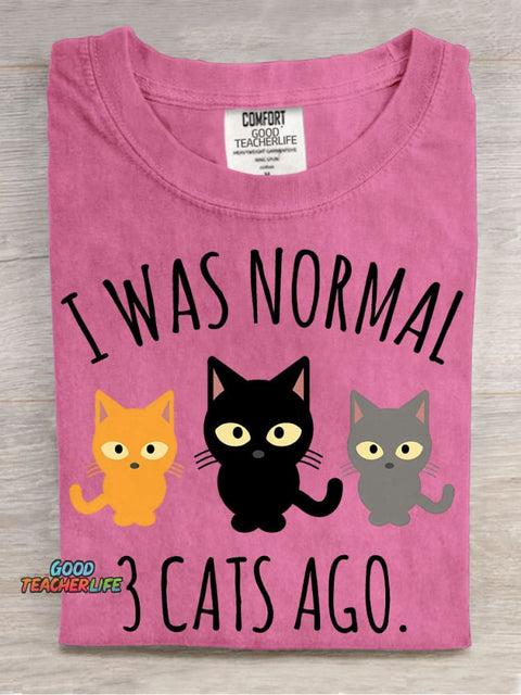 3 Cat Ago Decorative Pattern T-shirt