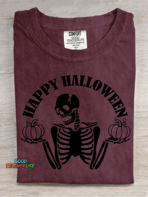 Happy Halloween Decorative Pattern T-shirt