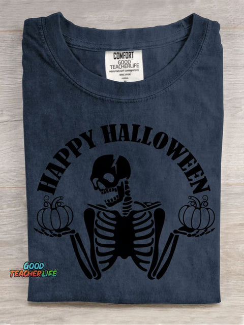 Happy Halloween Decorative Pattern T-shirt