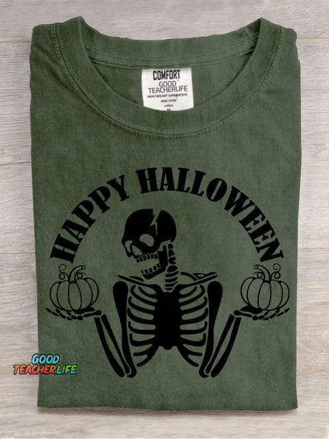 Happy Halloween Decorative Pattern T-shirt