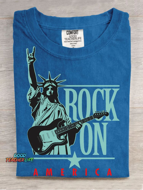 Rock On America Decorative Patterns T-shirt