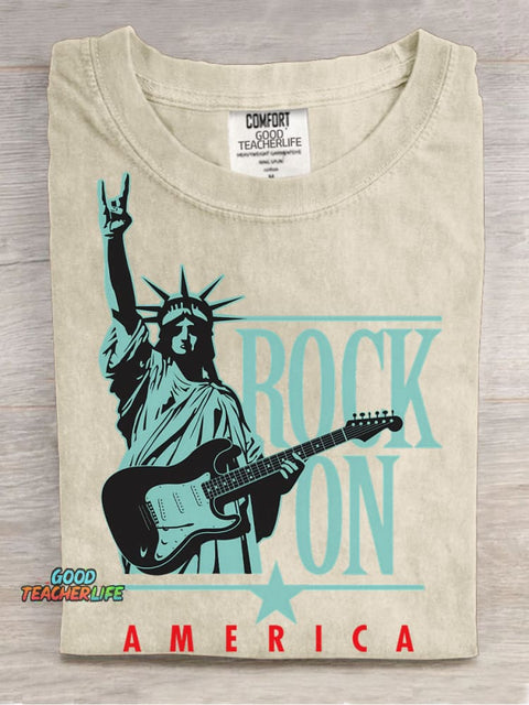 Rock On America Decorative Patterns T-shirt