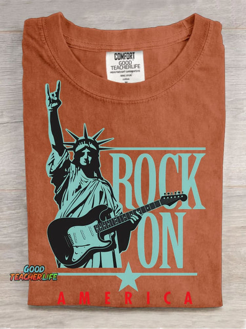 Rock On America Decorative Patterns T-shirt
