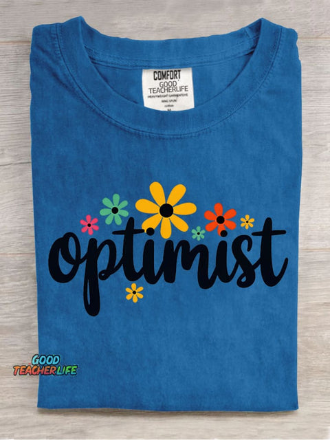Optimist Decoration Pattern T-shirt